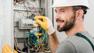 Landlord Electrical Safety Certificate Electrician Fixing the Fuseboard